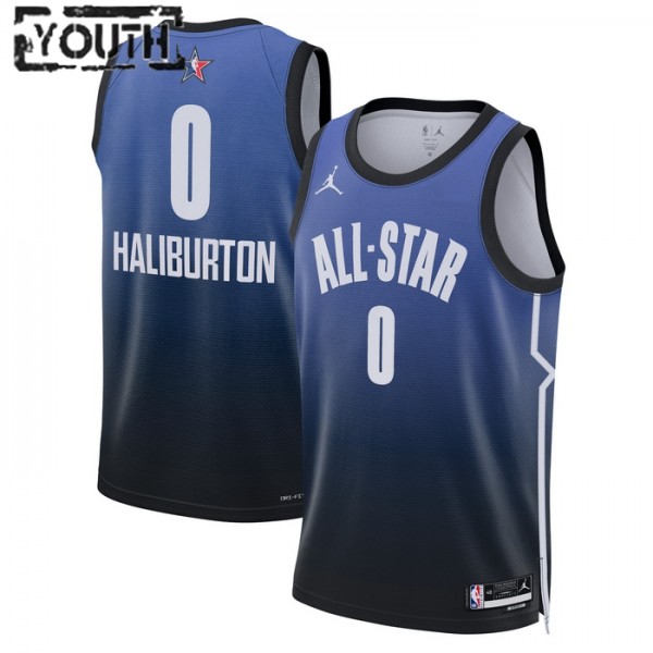 All-Star 2023 Trikot Team 1 Tyrese Haliburton 0 Nike Blau Swingman - Kinder All-Star 2023 Trikot Team 1 Tyrese Haliburton 0 Nike Blau Swingman - Kinder